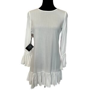 New ~ AREA STARS ~ 100% Cotton 3/4 Sleeve Mini Dress Size XS